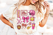 Floral Softball Bow Png, Game Day, an Illustration by CreationArt (Thumbnail 2 of 9)
