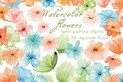 Watercolor Flowers, Floral, an Illustration by swiejko (Thumbnail 1 of 2)