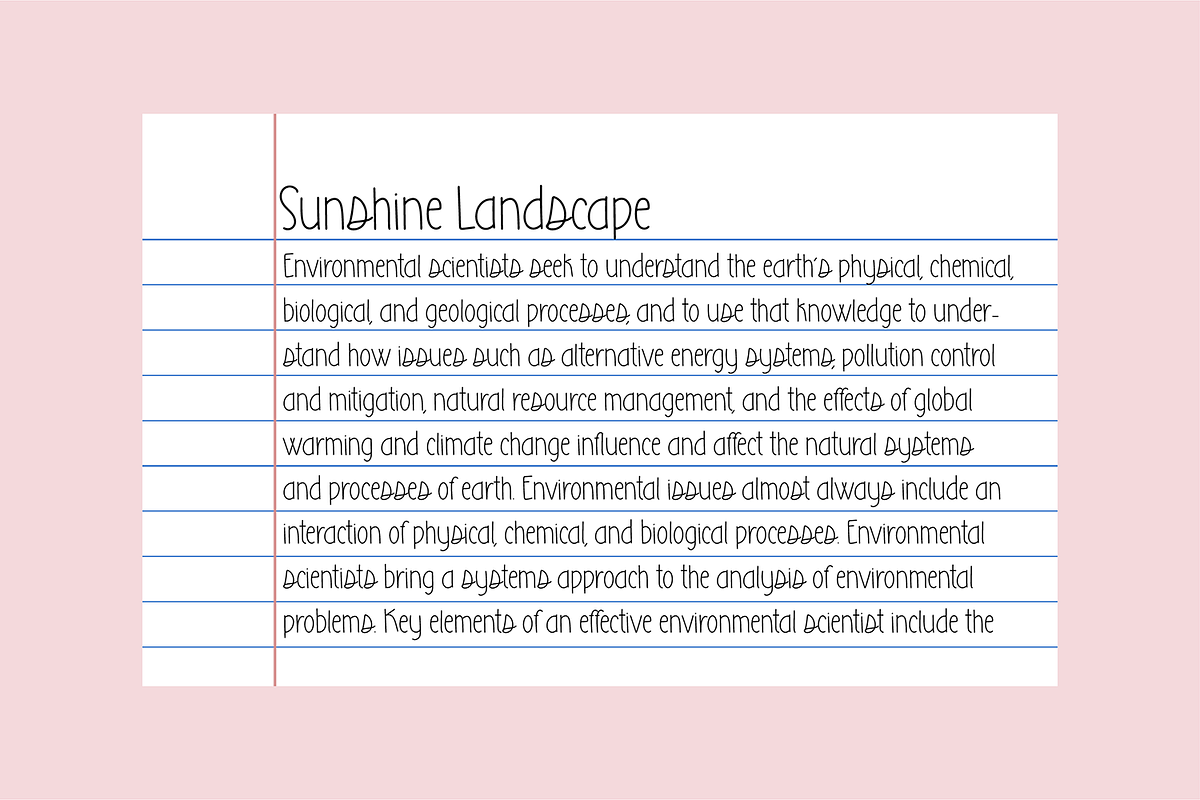 NOTEBOOK HANDWRITING FONT BUNDLE V6, a Handwritten Font by Blush Font Co. (Photo 5 of 11)