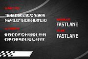 Fastlane - Bold Racing Font, a Sans Serif Font by twinstd (Thumbnail 7 of 8)