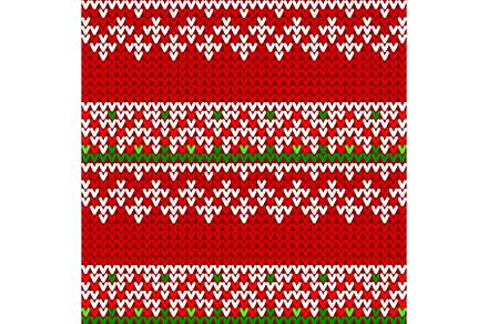 Traditional Fair Knitted Pattern.