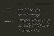 Bethney Signature - Minimalist Font, a Script Font by Masyafi Studio (Thumbnail 2 of 8)
