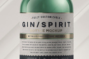 Gin Bottle Mockup V2, a Product Mockup by HexenDesigns (Thumbnail 8 of 14)