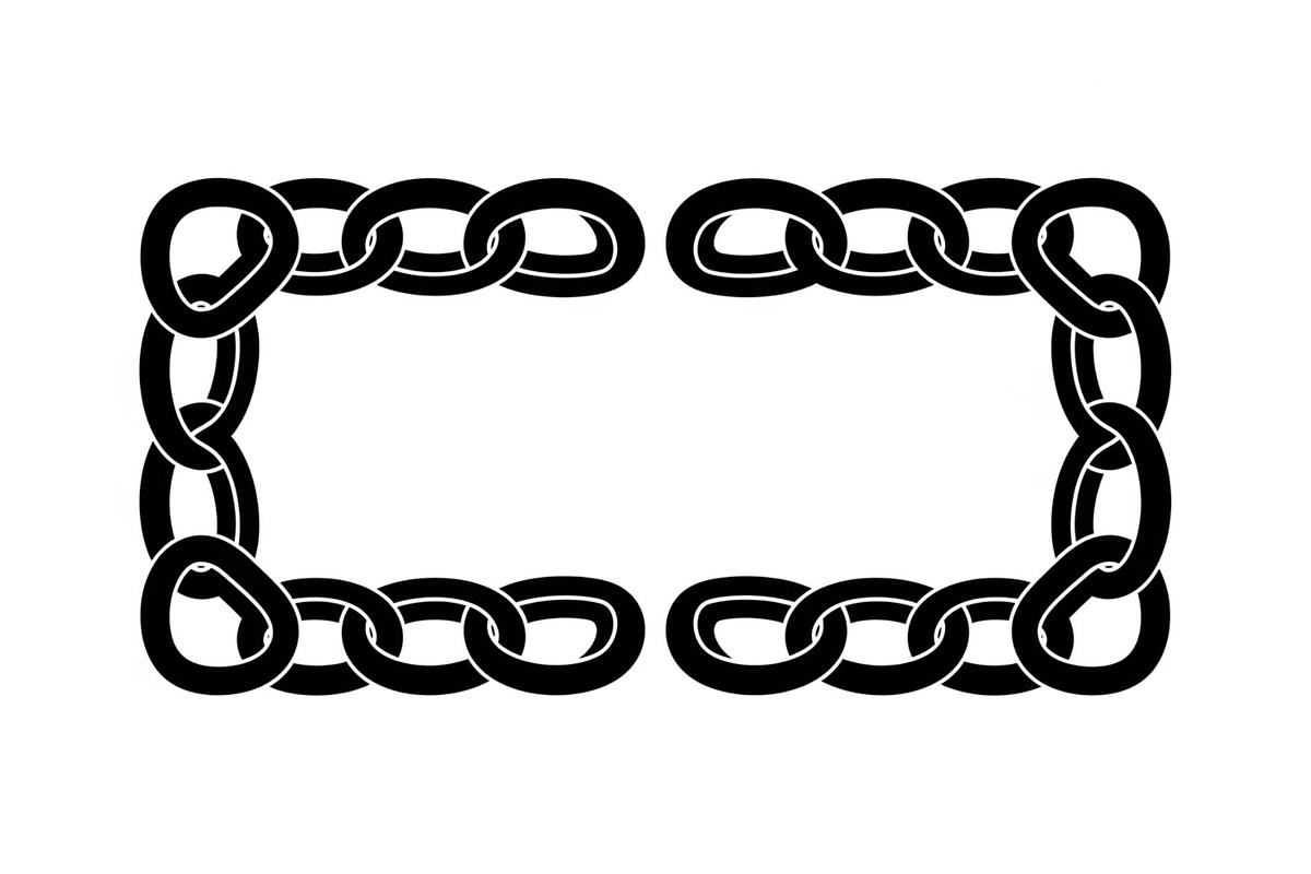Chain Border Frame SVG Bundle, an Illustration by Designs_River (Photo 6 of 31)