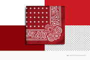 Bandana Mock-up, a Mask Mockup by Branda Keeps (Thumbnail 14 of 17)