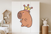 Capybara Hat Costume Clipart Set, an Animal Illustration by Palau (Thumbnail 3 of 10)