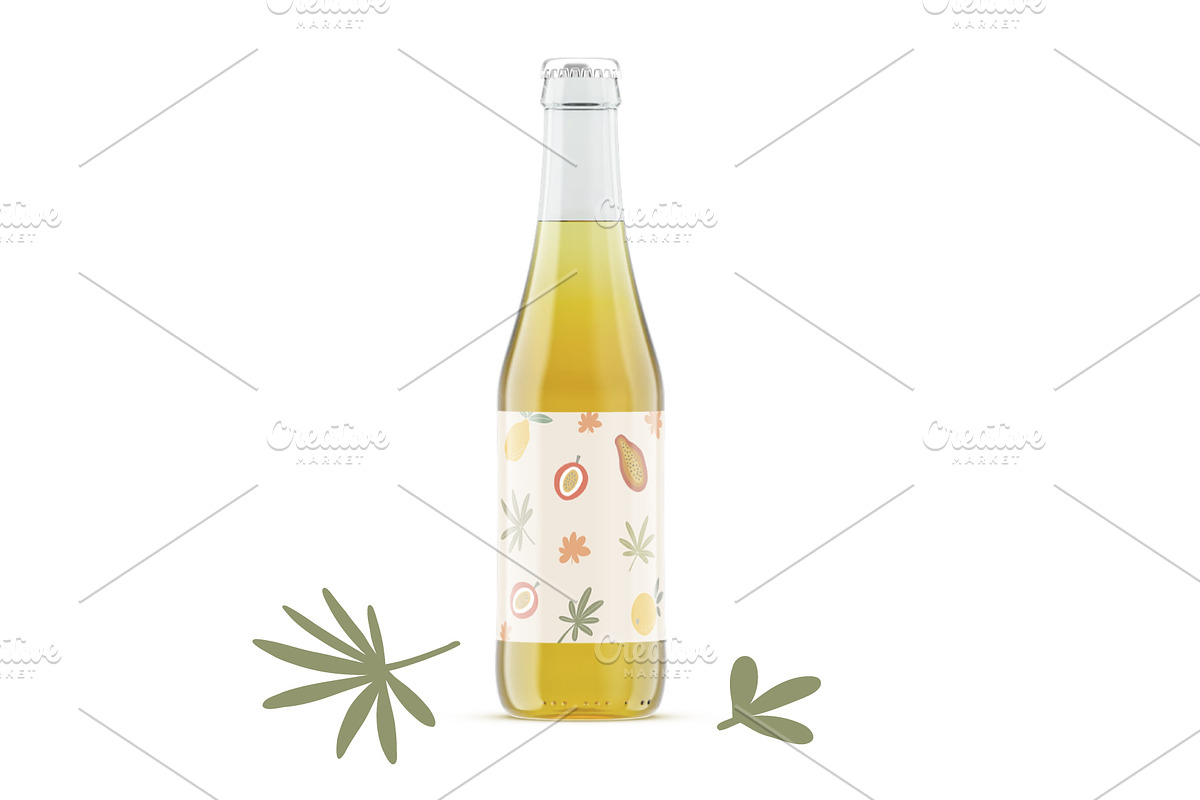 Floral Abstract Elements, a Decorative Illustration by DikayaMiau (Photo 10 of 13)