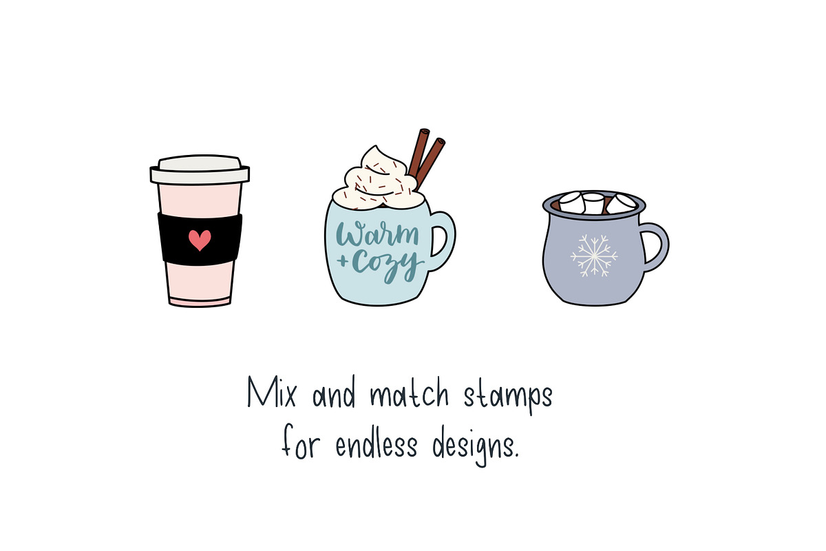 DRINKS BUNDLE Procreate Stamps, a Brush Add-On by Michelle Kirsch Creative (Photo 9 of 18)