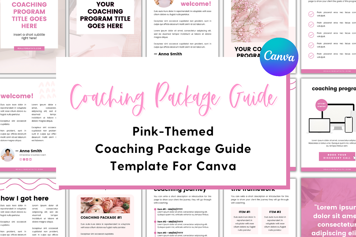 Coaching Package Template | Canva, a Templates & Theme by The Template Lounge (Photo 1 of 7)