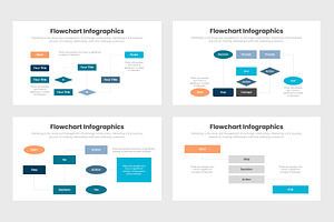 Flow Chart Infographics Template