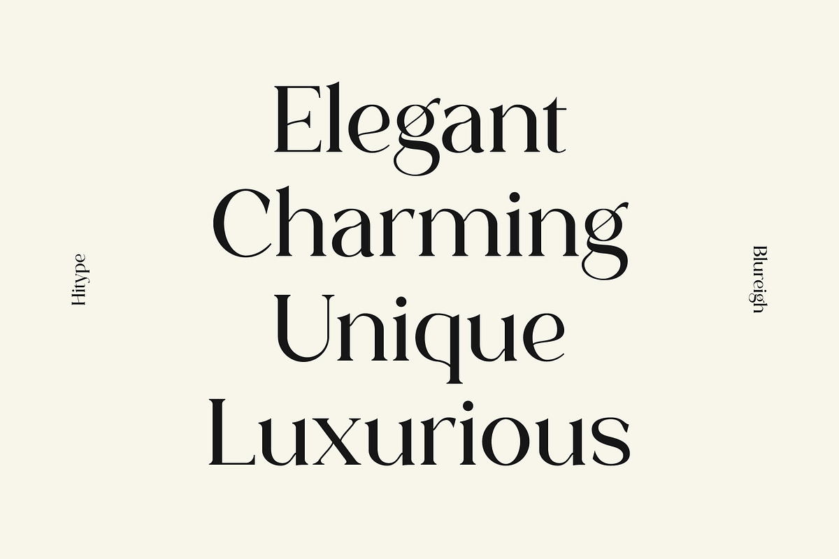 Blureigh Typeface - Hitype, a Serif Font by Hitype (Photo 2 of 10)