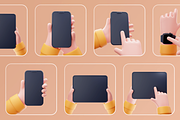 Mockupy - Cute 3D Device Mockup, an Object 3D Model by Illustraly Design (Thumbnail 7 of 8)