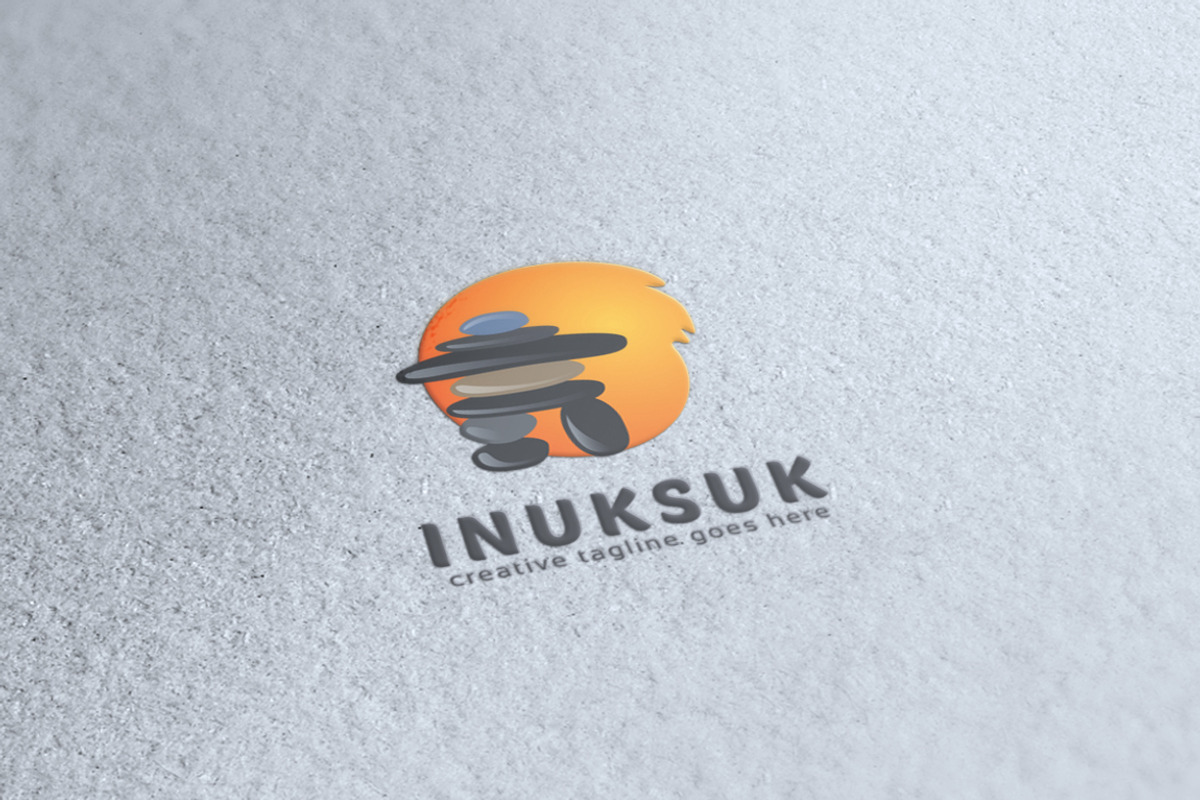 Inuksuk Logo, a Branding & Logo Template by Slim Studio