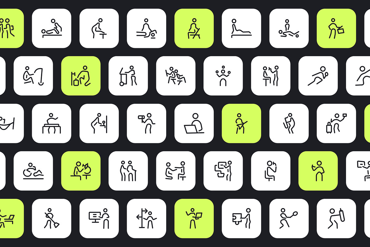 Fitness Icons Bundle, an Outline Icon by Prosymbols (Photo 6 of 10)