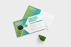 Modern Postcard Design Template, a Card Template by BrandlyTemplate