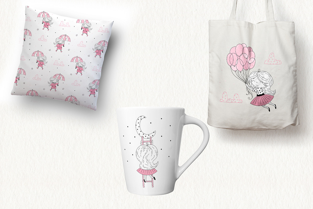 Cute Girls collection!, a Graphic by Irene_Boiko_ART (Photo 8 of 9)