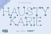 Hausty Karie, a Handwritten Font by JelekType (Thumbnail 1 of 6)