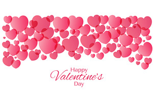 Valentines day red, pink hearts, a Background Graphic by sceptical cactus