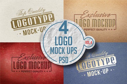 Logo Mock-up Pack Vol.4