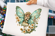Whimsical Spring Fairy Clipart, an Illustration by SinaCreation (Thumbnail 8 of 9)