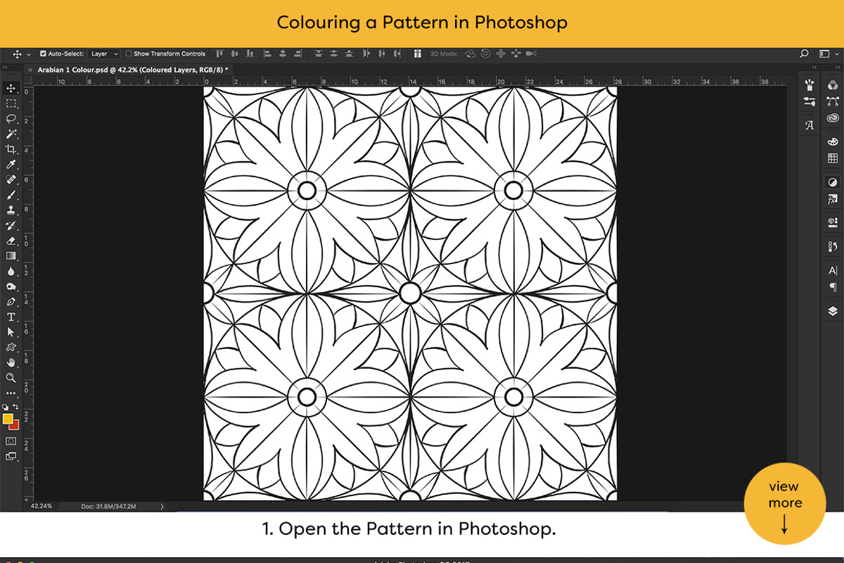 Arabian Pattern Collection, a Pattern Graphic by Swathi Kirthyvasan (Photo 7 of 7)