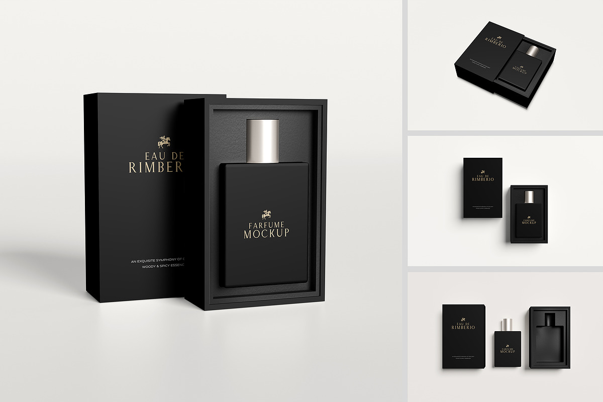 Box Adn Parfum Mockup, a Packaging Mockup by xavier_studio (Photo 1 of 5)