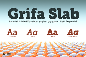 Grifa Rounded & Slab -4 Fonts-