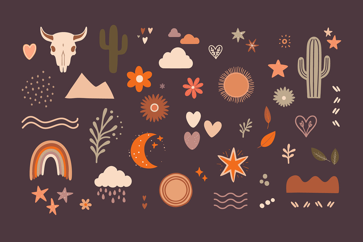 Minimal Boho Vector Graphics, an Object Graphic by GraphicsByKassy (Photo 3 of 9)