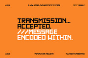Monofuture Typeface, a Sans Serif Font by RFCo. (Thumbnail 1 of 4)