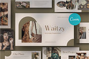 Waitzy Brand - Canva Presentation, a Presentation Template by Inkofert (Thumbnail 1 of 9)