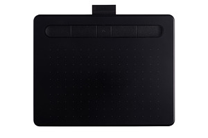 Isolated black digital graphic drawing tablet on white backgroun, a Technology Photo by Ales Munt