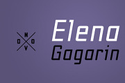 NT Elena Gagarin, a Sans Serif Font by NovoTypo (Thumbnail 2 of 4)