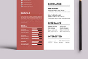 Resume Design Template, a Resume Template by MightyDesign (Thumbnail 5 of 8)