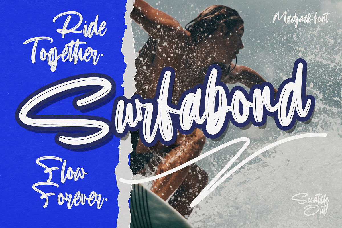 Swatch Out, a Script Font by Madjack.font (Photo 8 of 11)