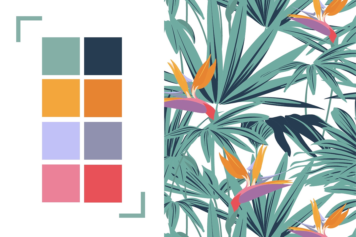 BRIGHT SUMMER (seamless pattern), a Texture Illustration by Bonfloret Studio (Photo 9 of 10)