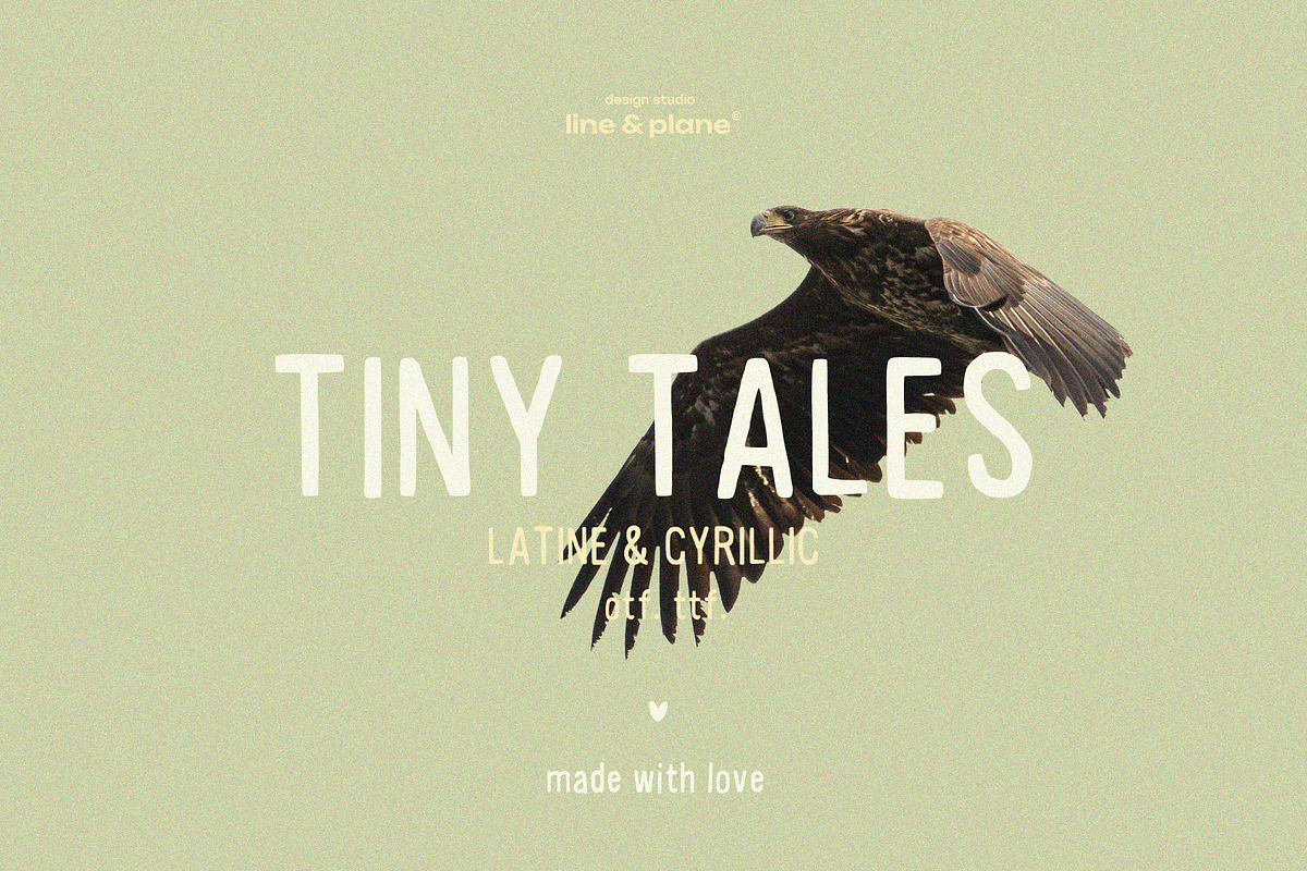 Tiny Tales Font - Latine & Cyrillic, a Handwritten Font by line & plane (Photo 1 of 9)