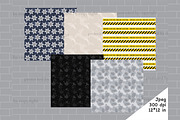 Detective Digital Paper, a Pattern Graphic by GlamArtZhanna (Thumbnail 3 of 4)