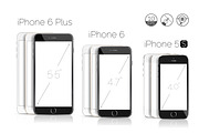 iPhone 6 Plus, 6, 5S detailed mockup, an Object Graphic by voin_Sveta (Thumbnail 1 of 2)