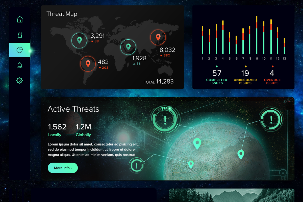 Sci-Fi Interface Kit, a Templates & Theme by Cosmic Motive (Photo 3 of 5)