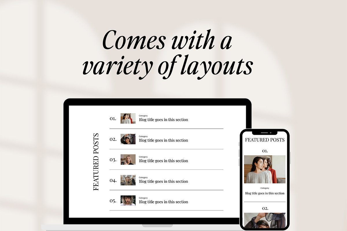 21 Showit Blog Add-On Canvases, a Websites & App Template by Amanda Pena Design (Photo 10 of 13)