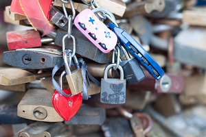 Love and Wedding locks, a Holiday Photo by Artspace
