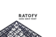 Ratofy - Sans Serif Font, a Sans Serif Font by ivan_artnivora (Thumbnail 1 of 6)