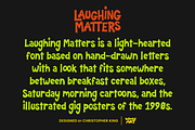 Laughing Matters: Comedy Font, a Font by Wingsart Studio (Thumbnail 2 of 16)
