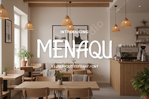 Menaqu - Elegant Serif Display Typef, a Font by Astuti Studio