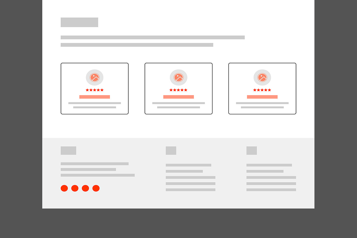 Prototyping Clean Wireframe Layout, a Wireframe Template by MightyDesign (Photo 6 of 9)