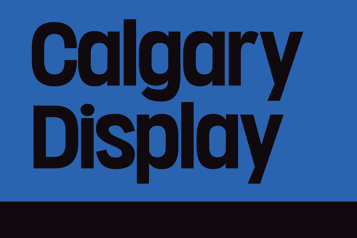 Calgary Display, a Font by grahampaterson (Photo 12 of 18)