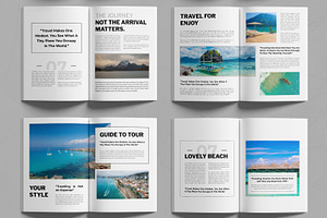 Travel Photo Album Book Template