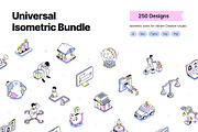 250 Universal Isometric Icons, an Object Illustration by Prosymbols (Thumbnail 1 of 13)