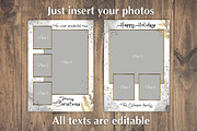 Gold Frames Photo Cards Template PSD, a Card Template by PSD templates and Photos (Thumbnail 3 of 5)