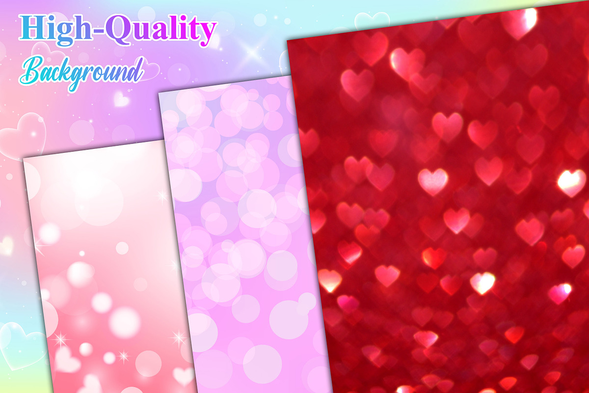Valentine Bokeh Background, a Decorative Illustration by Digital Studio (Photo 11 of 15)